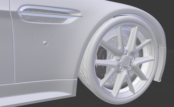 3d model highpoly aston martin v12 - Aston Martin V12 Vantage High-Poly by Oscar Johansson